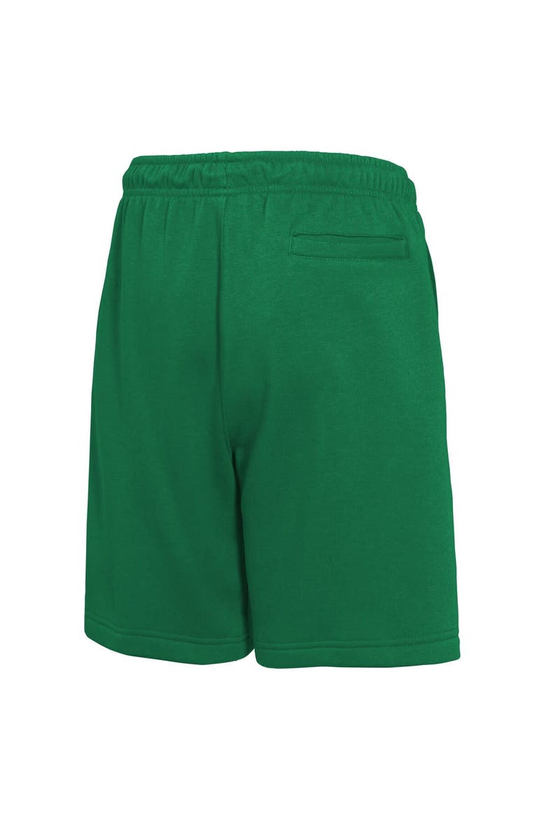 Youth Nike Kelly Green Boston Celtics Courtside Club Fleece Shorts, Alternate, color, Kelly Green