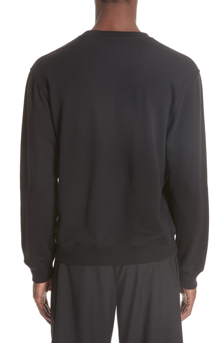 3.1 Phillip Lim Crewneck Sweatshirt, Alternate, color, Black