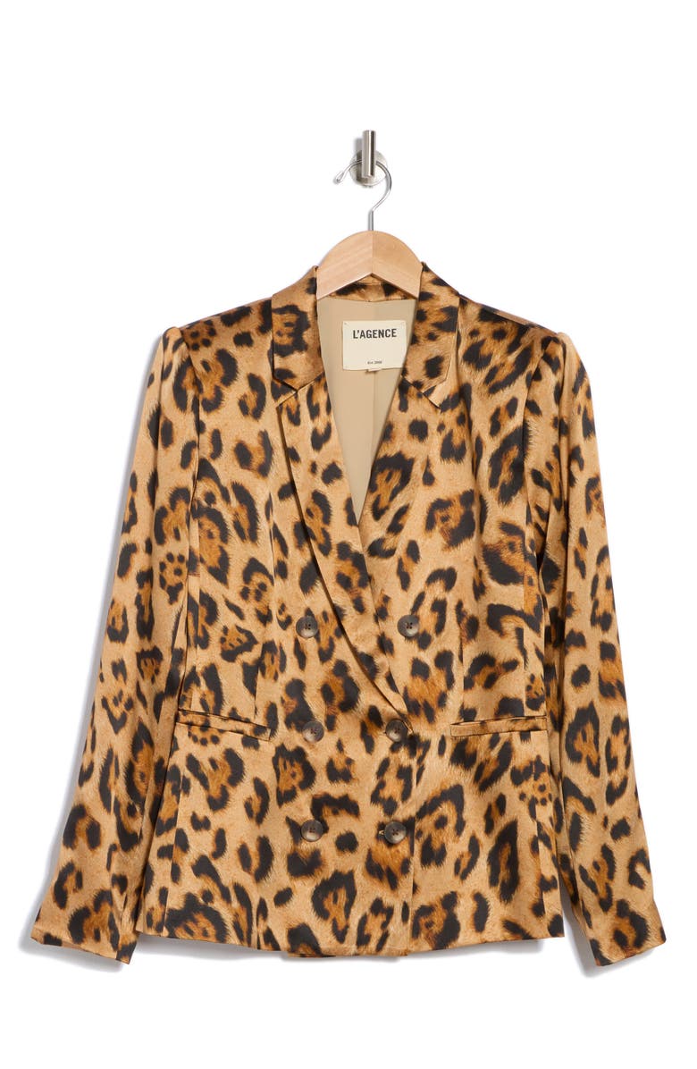 L'AGENCE Colin Double Breasted Blazer, Alternate, color,