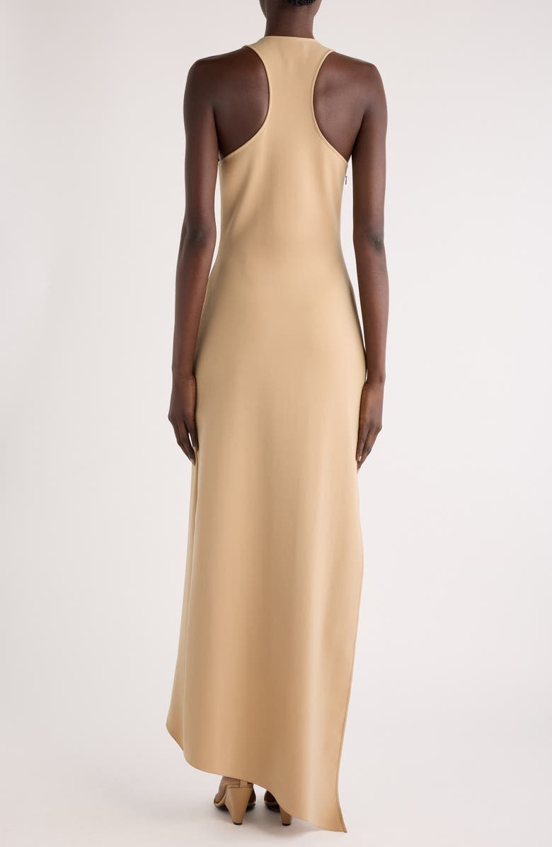 Courrèges Infinity Asymmetric Crepe Maxi Dress, Alternate, color, 