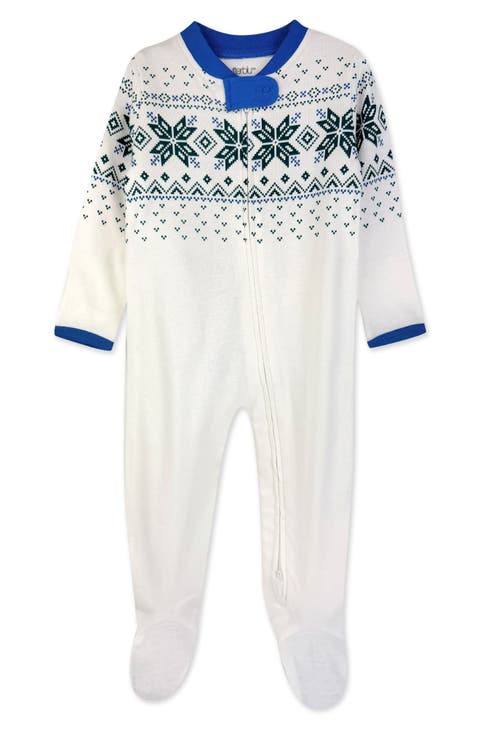 Kids' Scout Stripe Cotton Footie