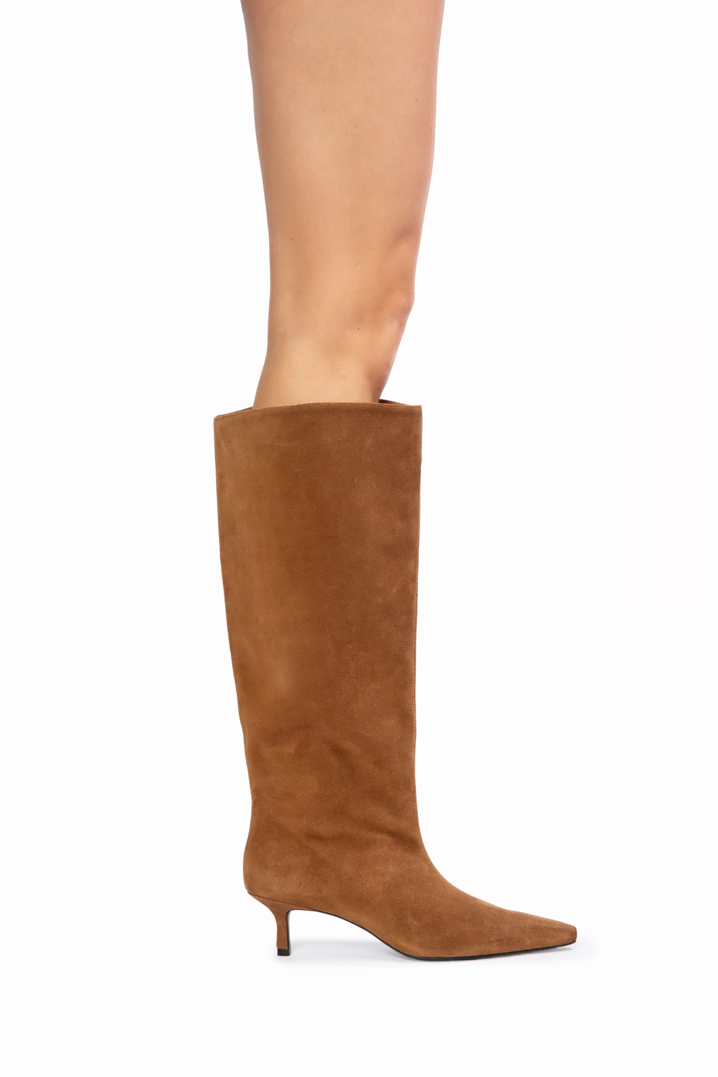 Sutton 50 Boot, Alternate, color, Caramel Suede