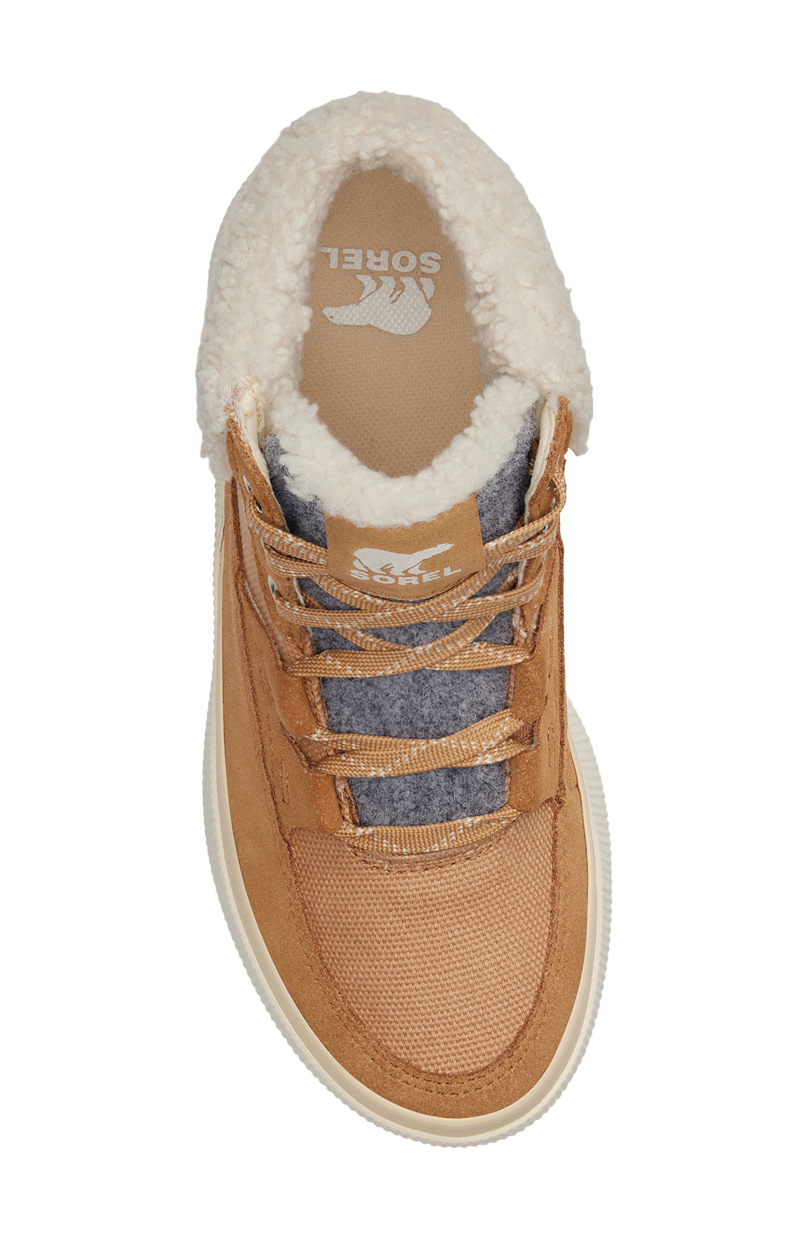 SOREL Out N About IV Waterproof Sneaker, Alternate, color, Tawny Buff/ Honey White