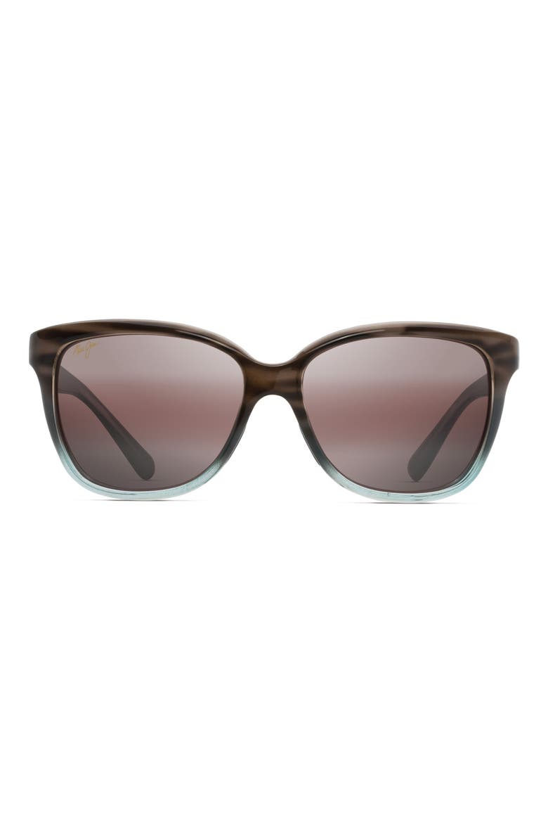Starfish 56mm PolarizedPlus2® Cat Eye Sunglasses, Main, color, BROWN