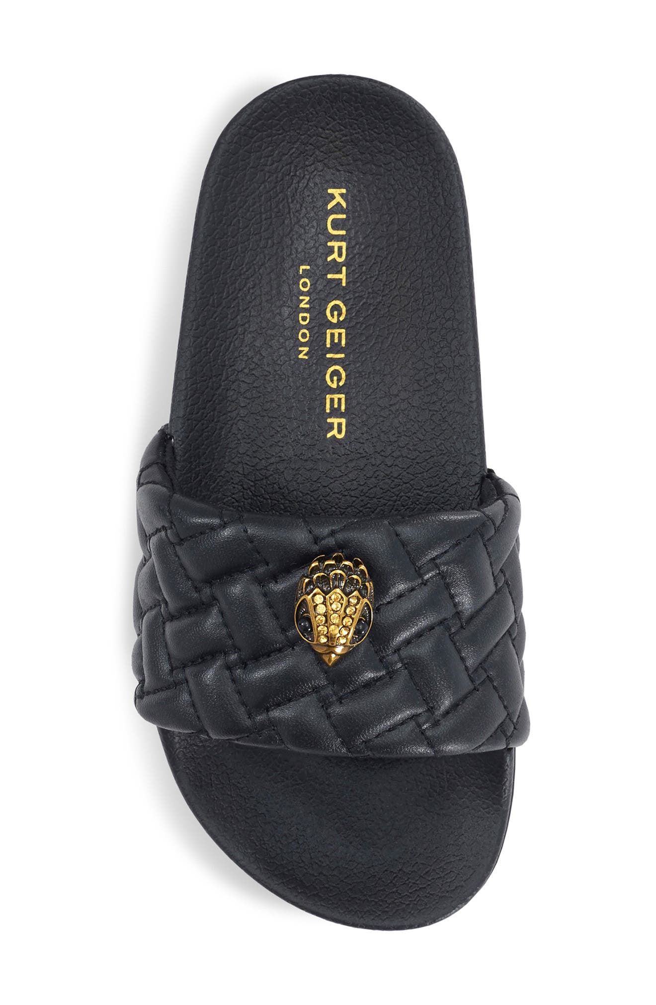 Kurt Geiger London Kids
 Mini Meena Eagle Slide Sandal, Alternate, color, 