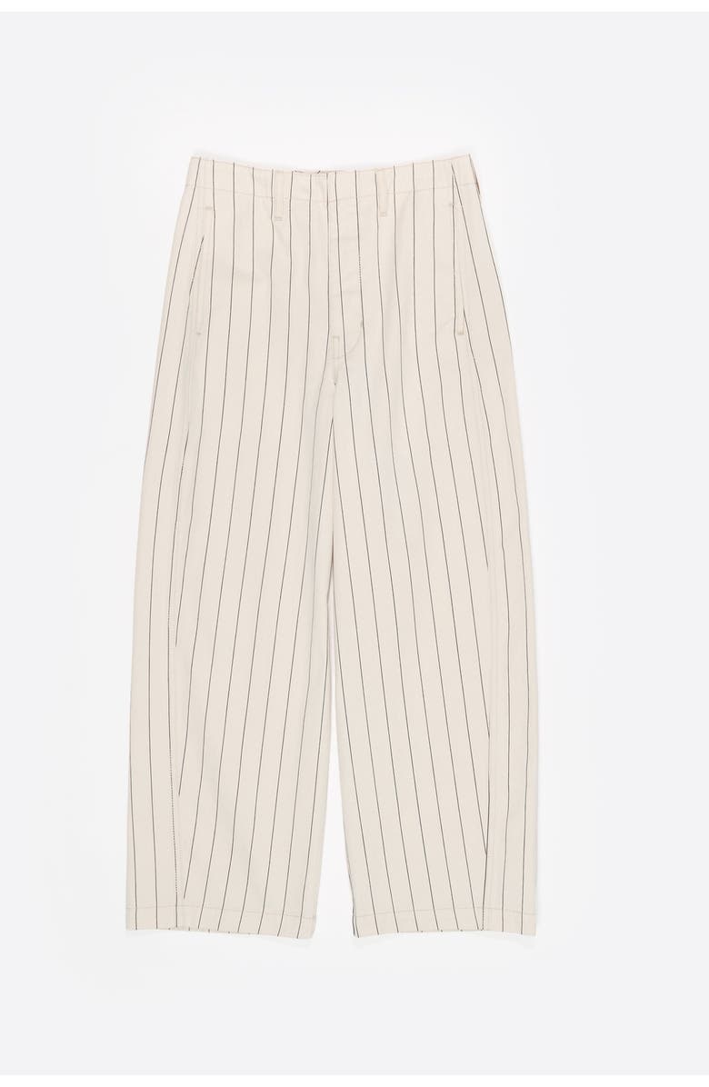 Bimba y Lola Volume-Leg Jeans, Alternate, color, Off White
