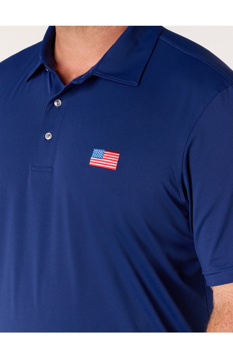 vineyard vines Big & Tall Golf Sankaty Polo Shirt, Alternate, color, Blue Depth Flag