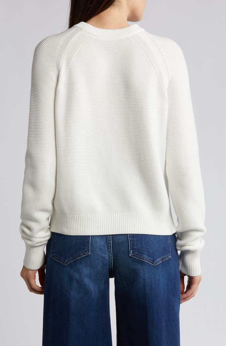 French Connection Lillie Mozart Crewneck Cotton Sweater, Alternate, color, 