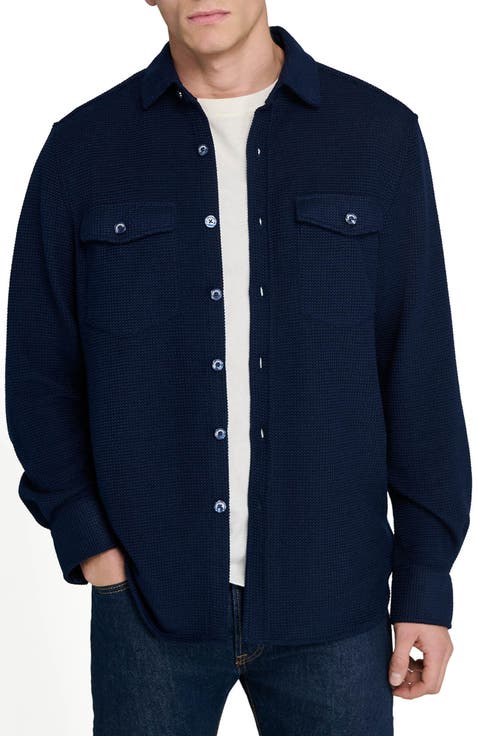 Slim Fit Solid Shirt Jacket