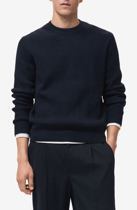 Rib Crewneck Sweater
