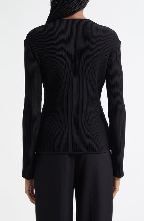 Emporio Armani Ttoman Fabric Full-zip Cardigan In Black