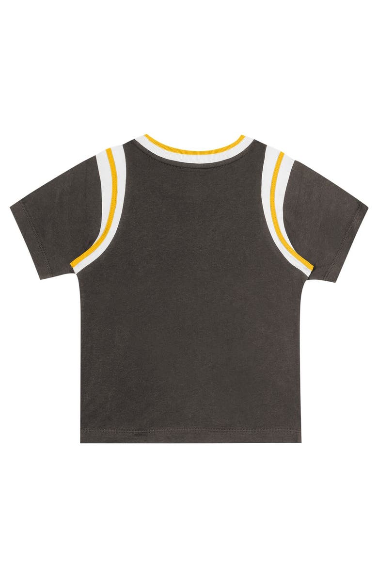 Outerstuff Toddler Fanatics Branded Brown/Gray San Diego Padres Bases Loaded T-Shirt & Shorts Set, Alternate, color, 