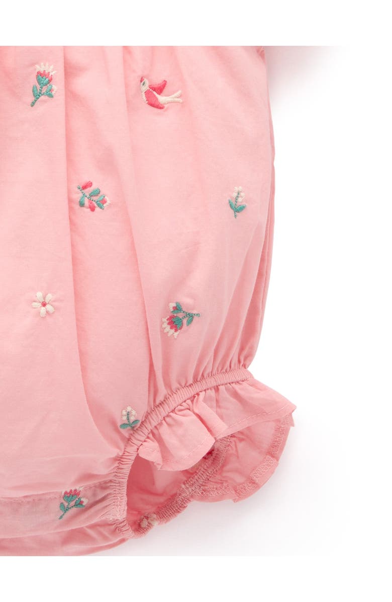 Purebaby Embroidered Floral Bodysuit, Alternate, color, Swallow Broderie