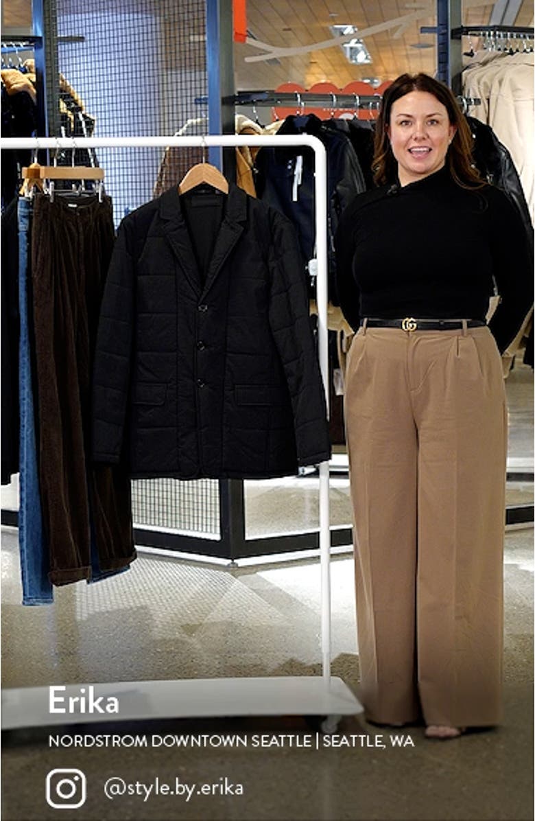 Quilted Water Resistant Blazer, sales video thumbnail