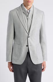 BOSS Hutson Slim Fit Sport Coat with Bib