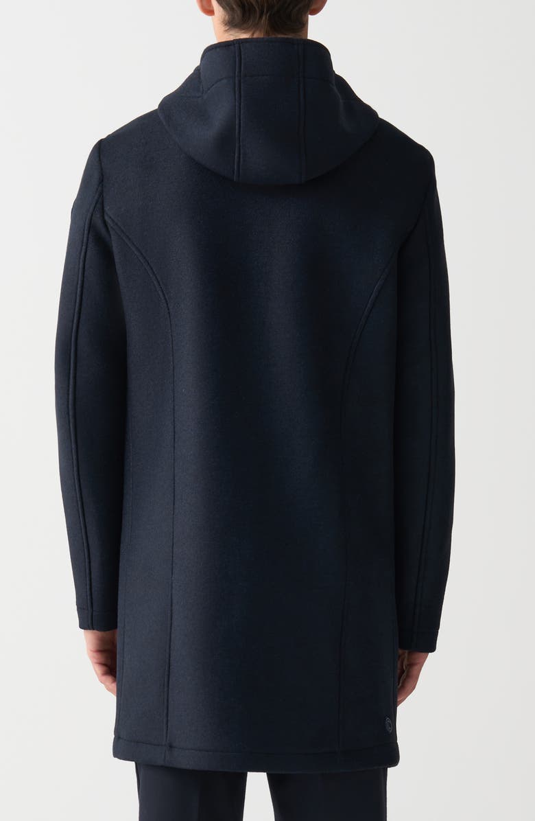 COLMAR Spacer Knit Hooded Coat, Alternate, color, Navy Blue