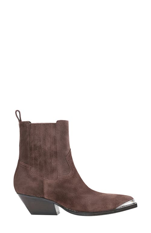 Marc Fisher Ltd Pryce Pointy Toe Bootie In Dark Brown