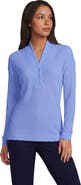 Lands' End Long Sleeve Waffle Shawl Collar Henley