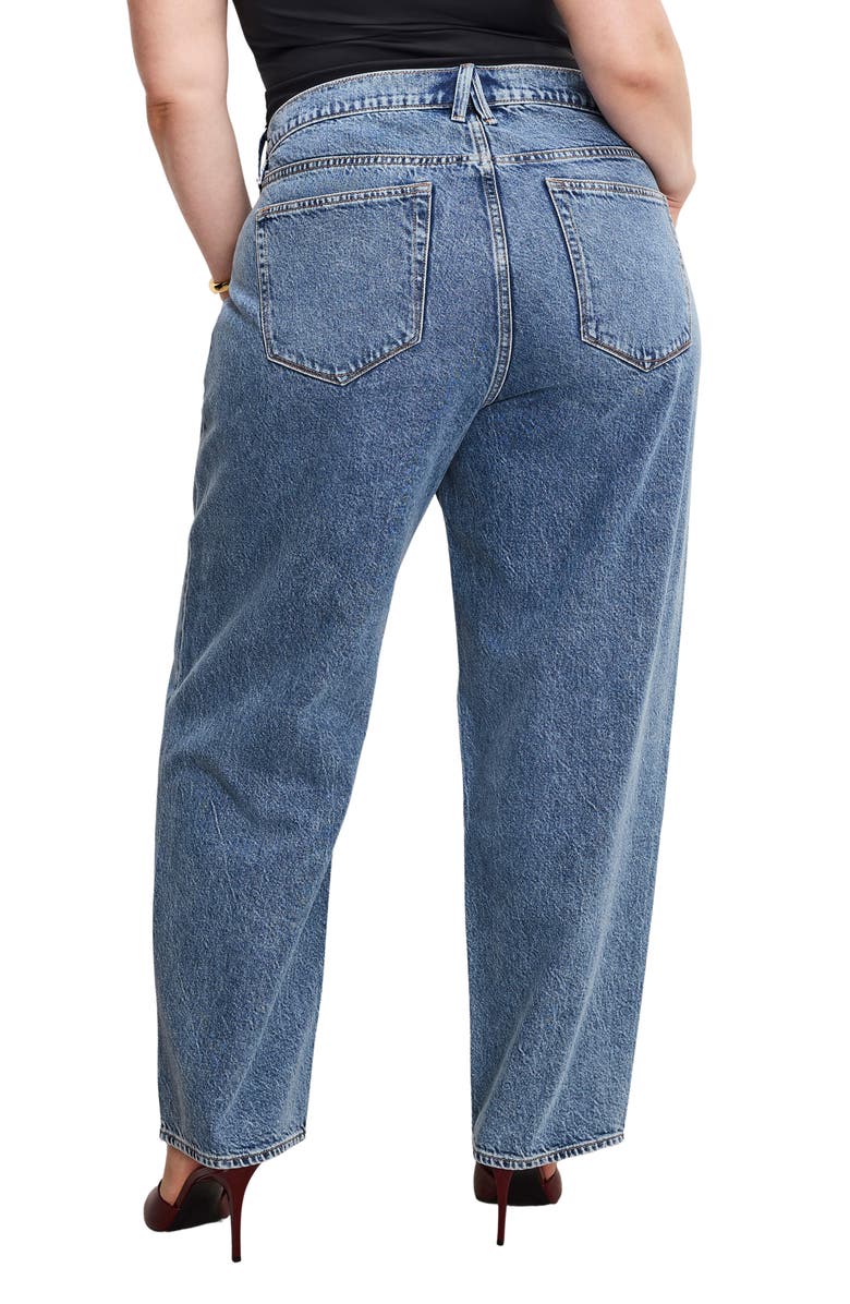 Good American Good Standard Straight Leg Jeans, Alternate, color,