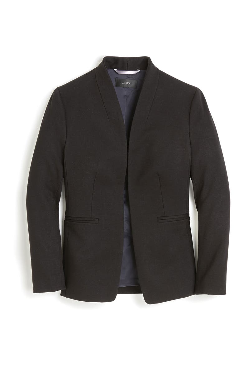 Going Out Blazer, Alternate, color, BLACK
