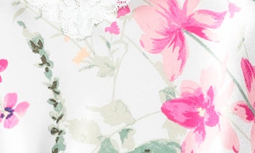 In Bloom By Jonquil Lena Floral Print Short Pajamas In Pale Sage