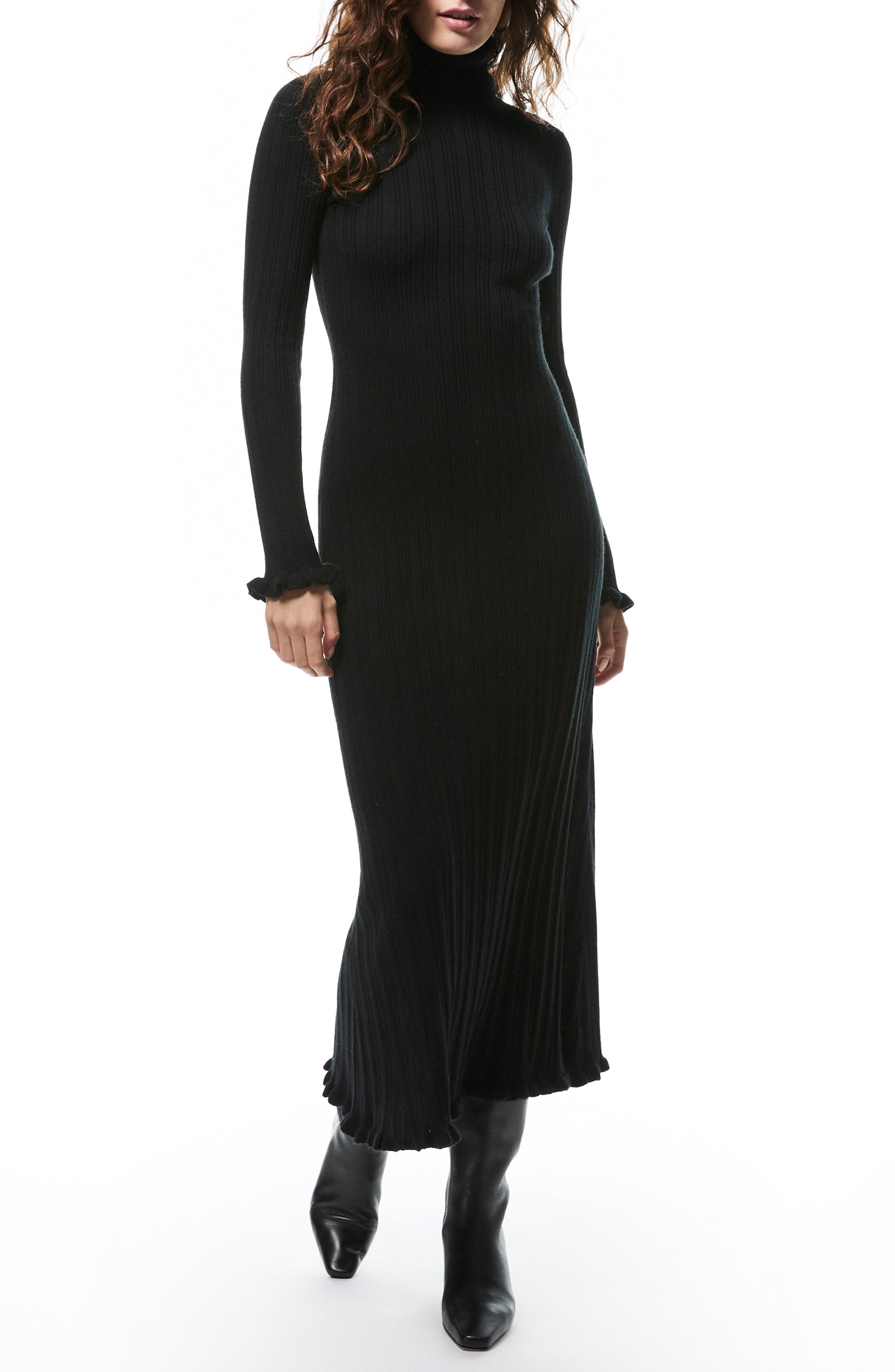 PAIGE Zephyr Long Sleeve Cashmere Sweater Dress
