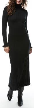 PAIGE Zephyr Long Sleeve Cashmere Sweater Dress