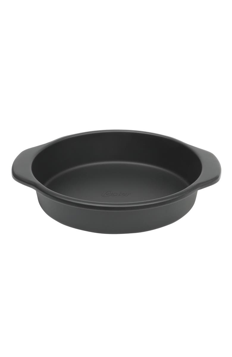 OSTER Teston Platinum Collection 9 Inch Nonstick Carbon Steel Cake Pan, Alternate, color, Black