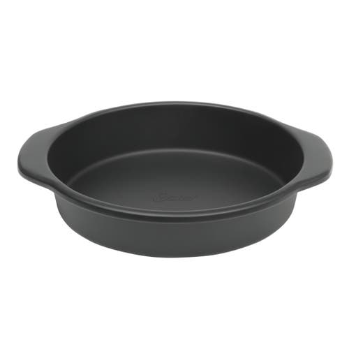 Oster Teston Platinum Collection 9 Inch Nonstick Carbon Steel Cake Pan In Matte Black In Black