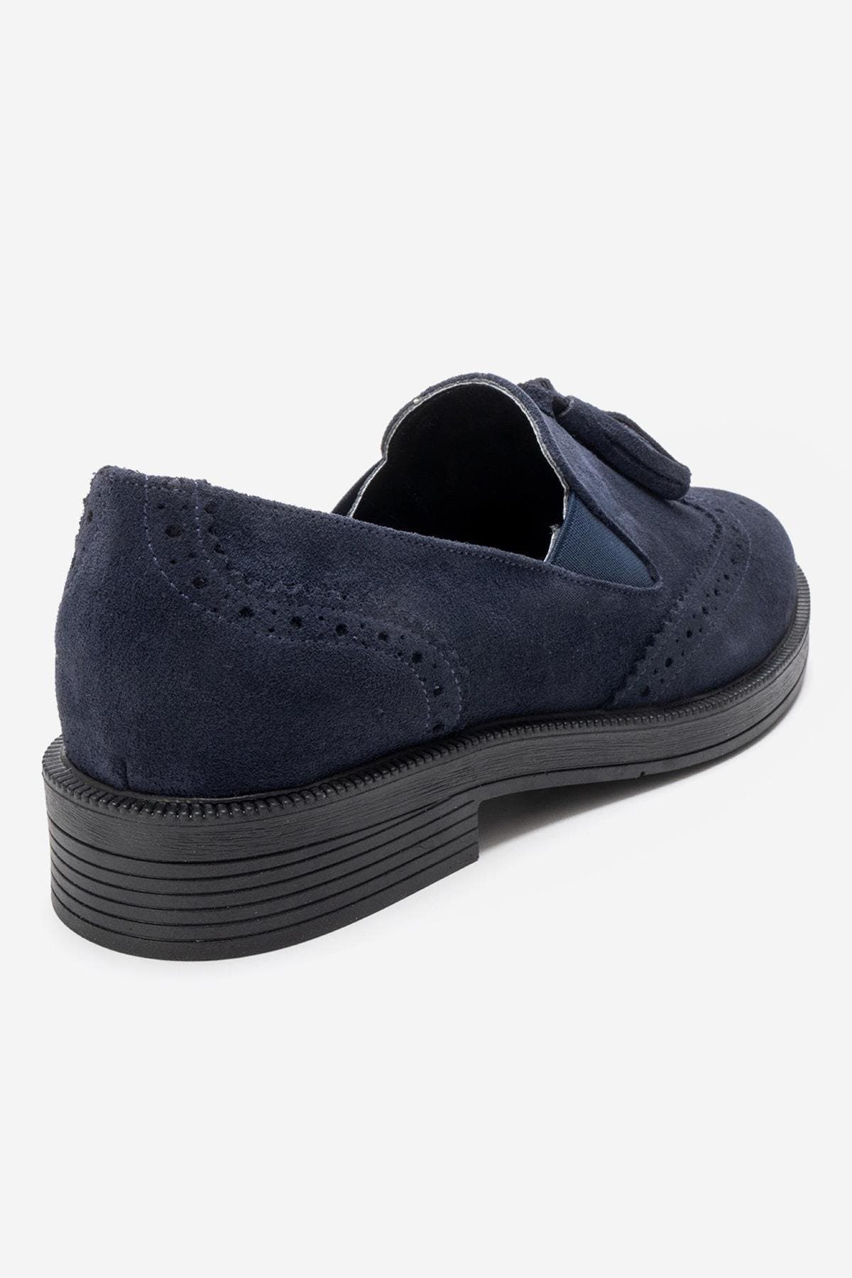 Alex Leather Tassel Loafers, Alternate, color, Navy Suede Leather