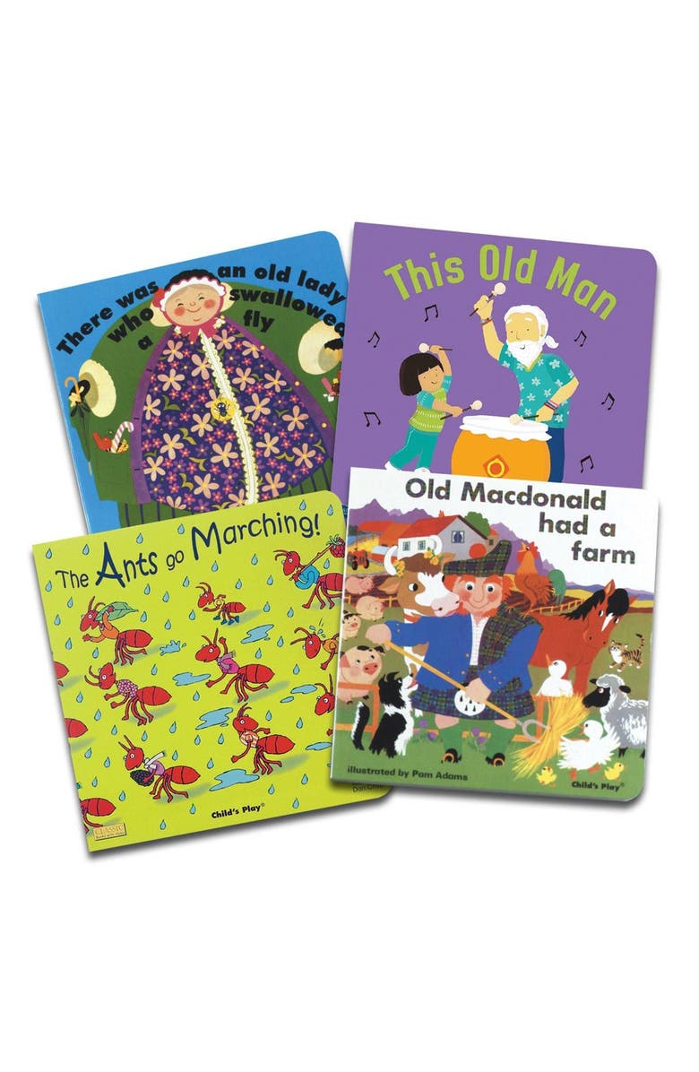 Kaplan Early Learning Company Classic Rhythms and Rhymes Board Books - Set of 8, Alternate, color, Multicolored