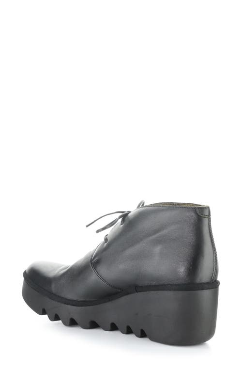 Fly London Brak Wedge Bootie In Black