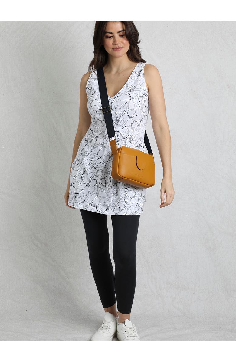 Weird Fish Indus Printed Jersey Tunic, Alternate, color, Light Cream