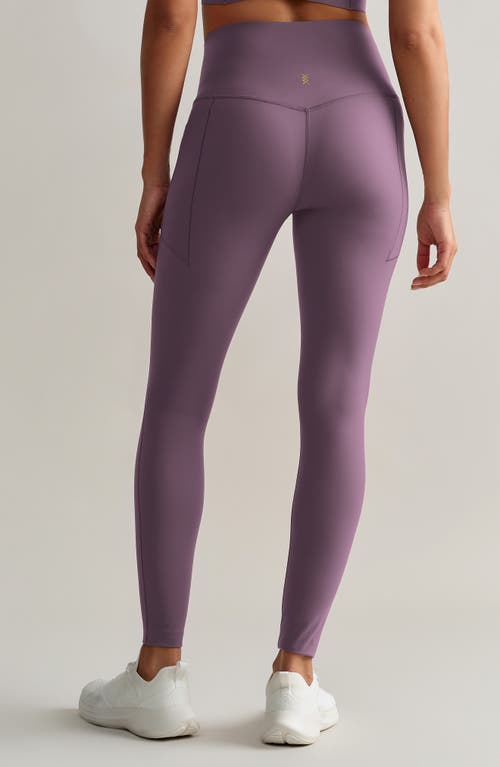 Rhone Revive 7/8 Legging In Dark Plum In Purple