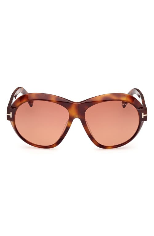 TOM FORD TOM FORD INGER 59MM ROUND SUNGLASSES