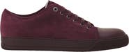 Lanvin Dbb1 Leather And Suede Sneakers