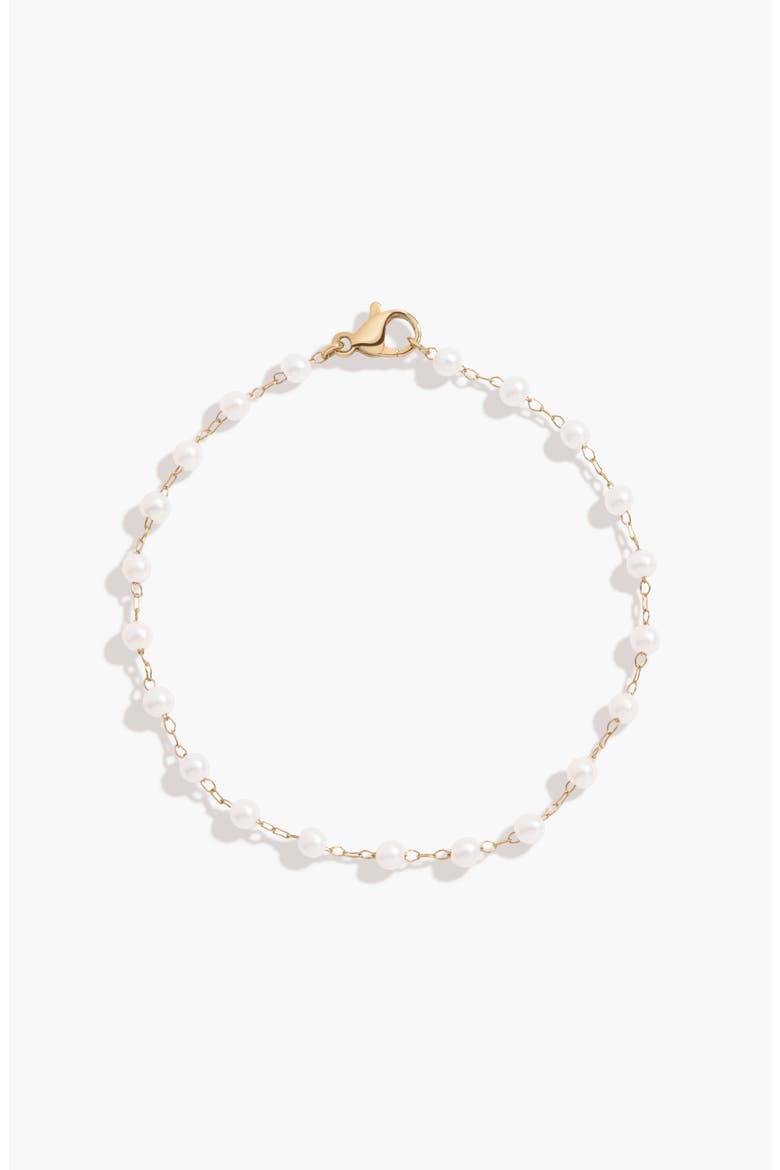 Pearl Vine Bracelet, Main, color, Gold Plated Stainless Steel