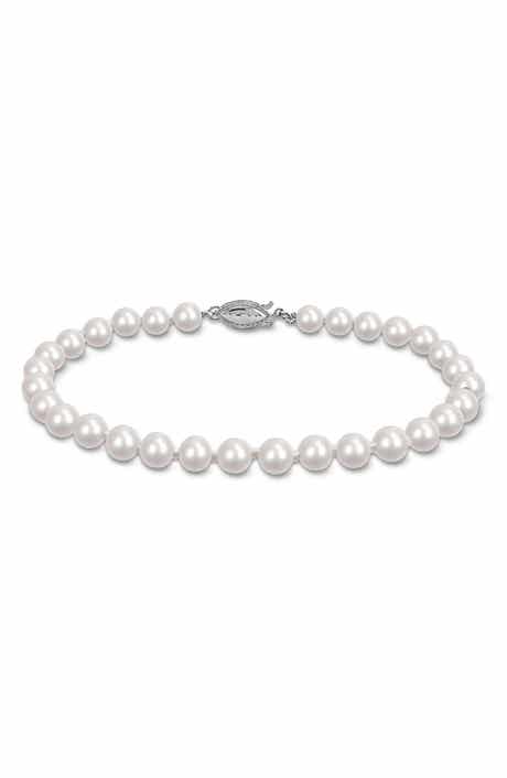 DELMAR 5-5.5mm Cultured Freshwater Pearl Bracelet