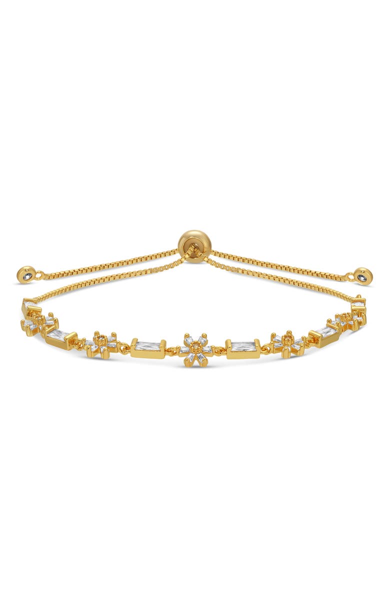 EYE CANDY LOS ANGELES Alba Set of 2 Cubic Zirconia Bolo Bracelets, Alternate, color, Gold