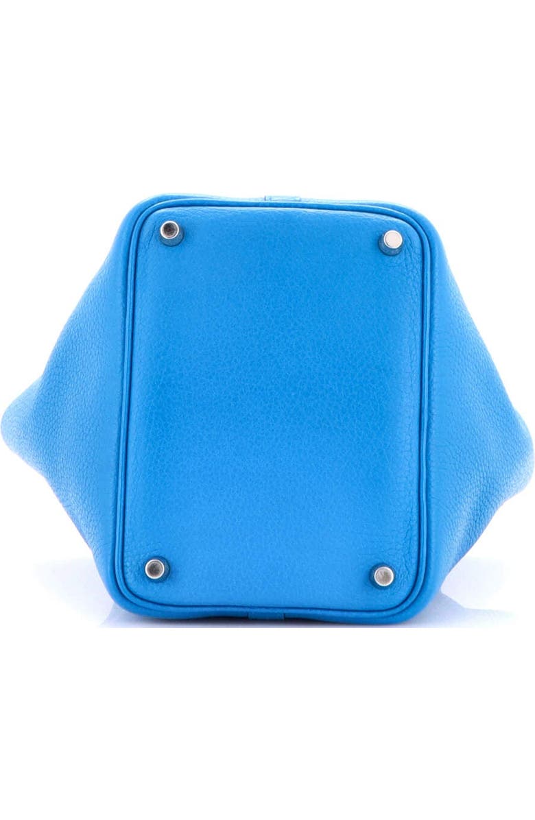 Pre-Owned Hermes Picotin Lock Bag Clemence PM, Alternate, color, Bleu Zanzibar
