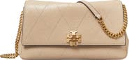 Tory Burch Charlie Quilted Leather Wallet on a Chain