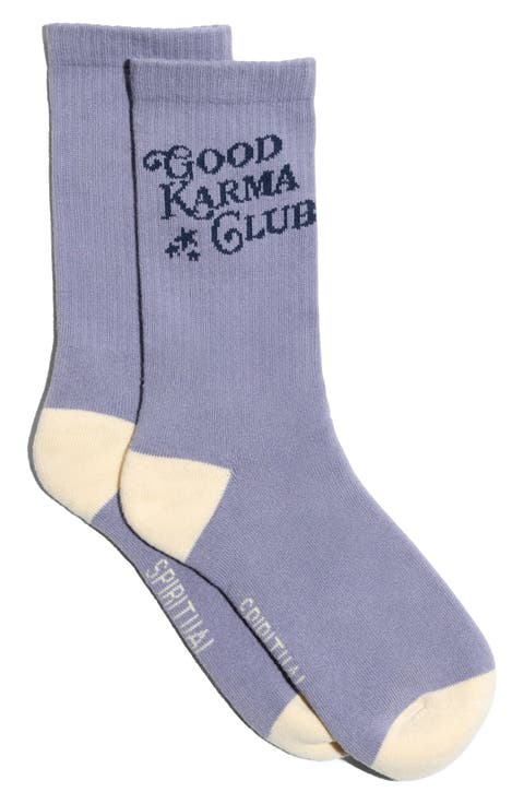Karma Club Crew Socks