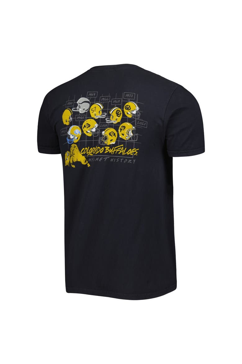 Men's Black Colorado Buffaloes Vault Helmet History Comfort T-Shirt, Alternate, color, Black