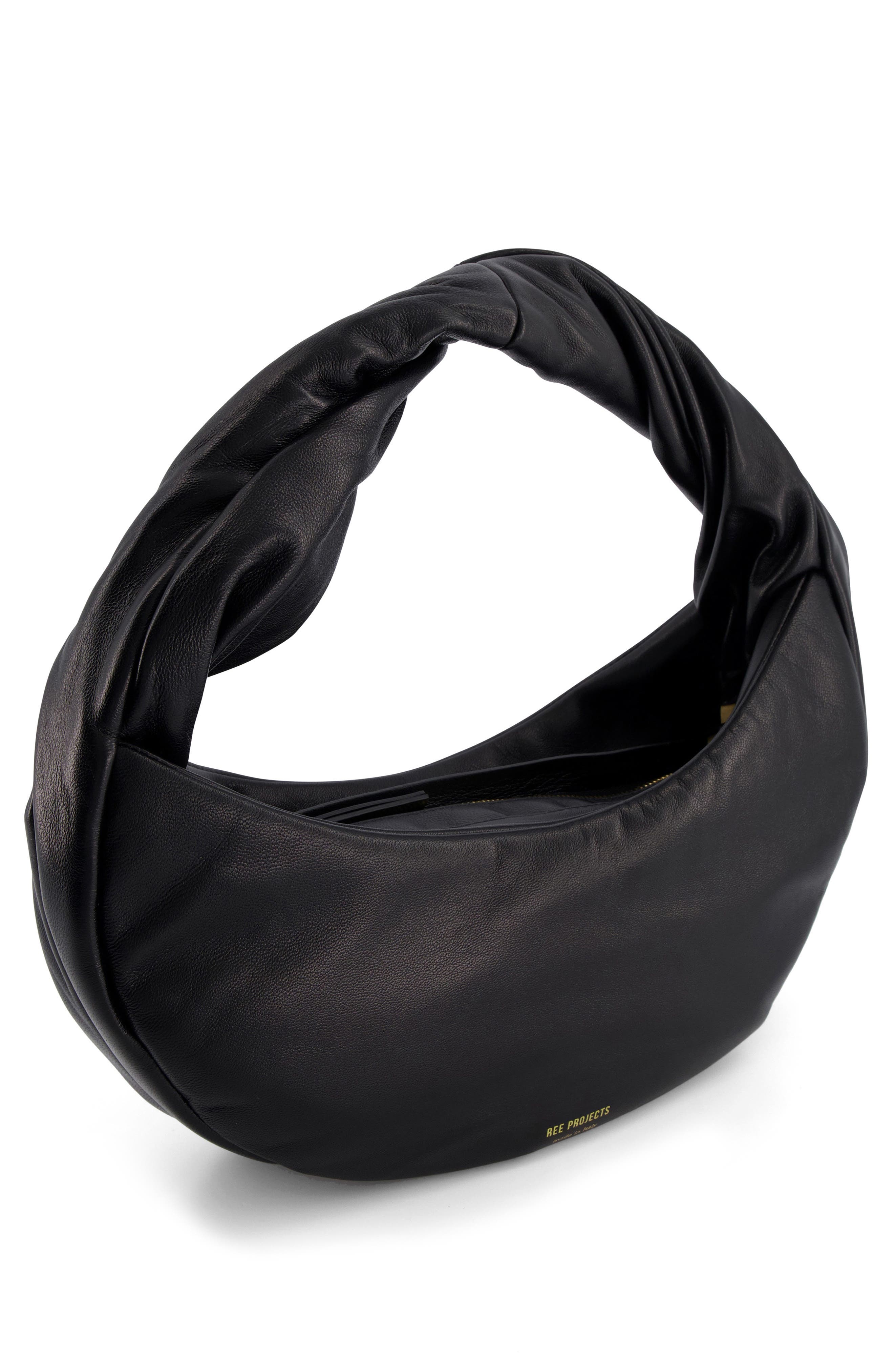 Ree Projects Mini Wyn Calfskin Leather Hobo Bag, Alternate, color, 