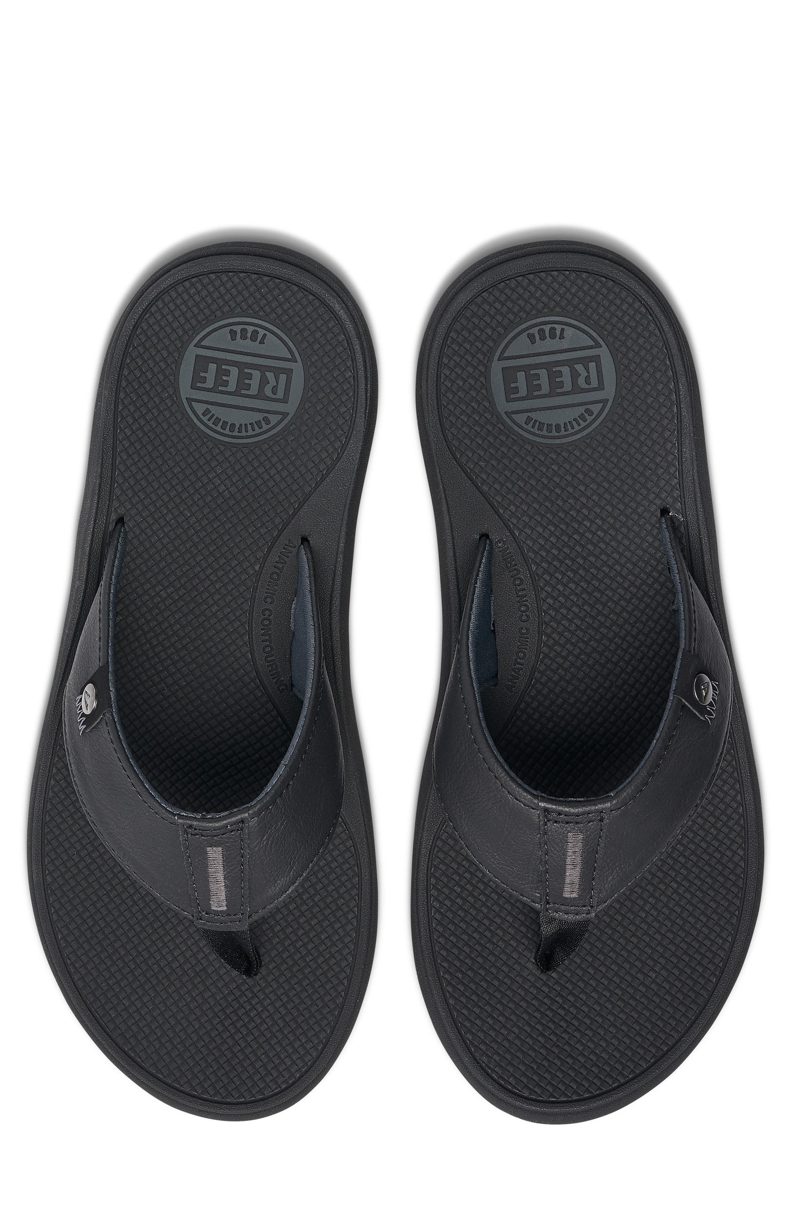 Reef One Flip Flop, Alternate, color, Black/Grey