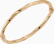 Oradina 14K Gold Goddess Bangle