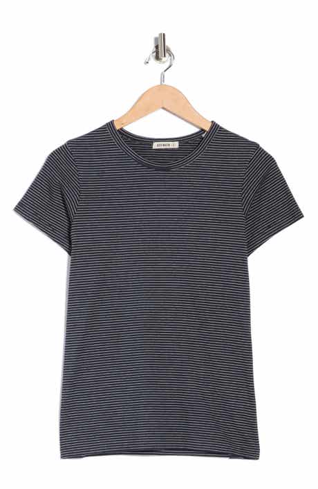 BUCK MASON Seaport Stripe Slim Crewneck T-Shirt