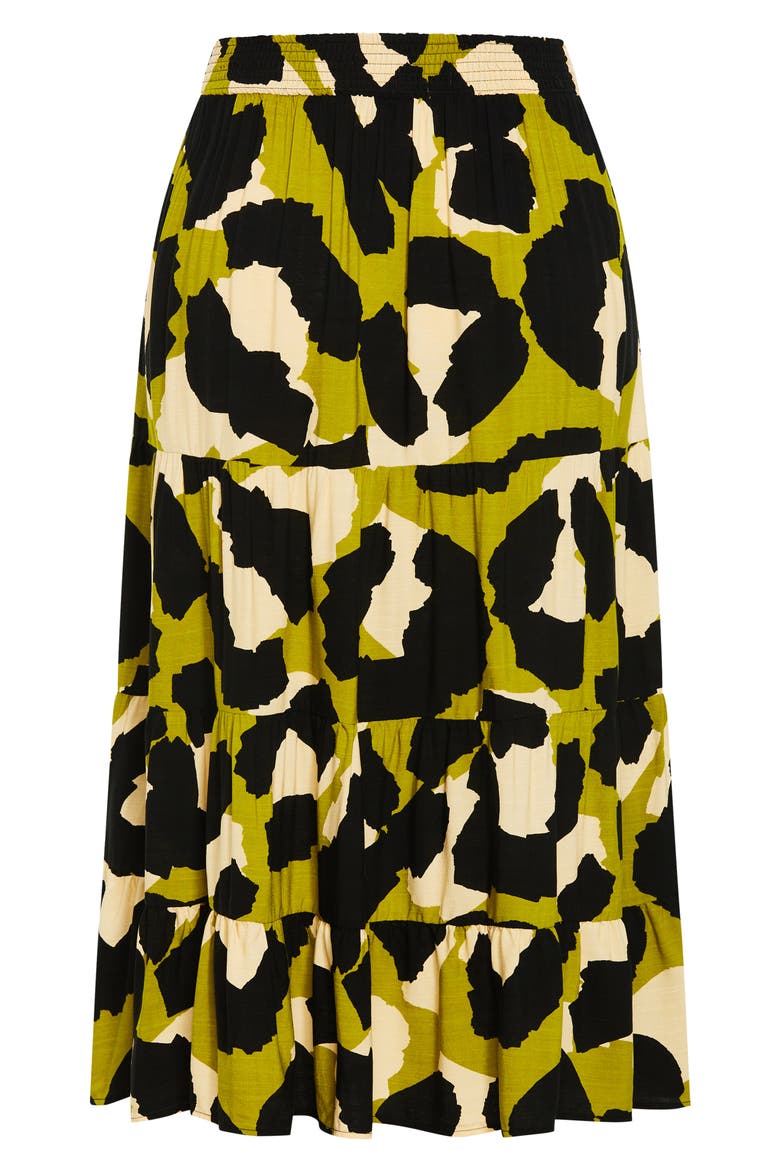 Piper Print Maxi Skirt, Alternate, color, DOWNTOWN