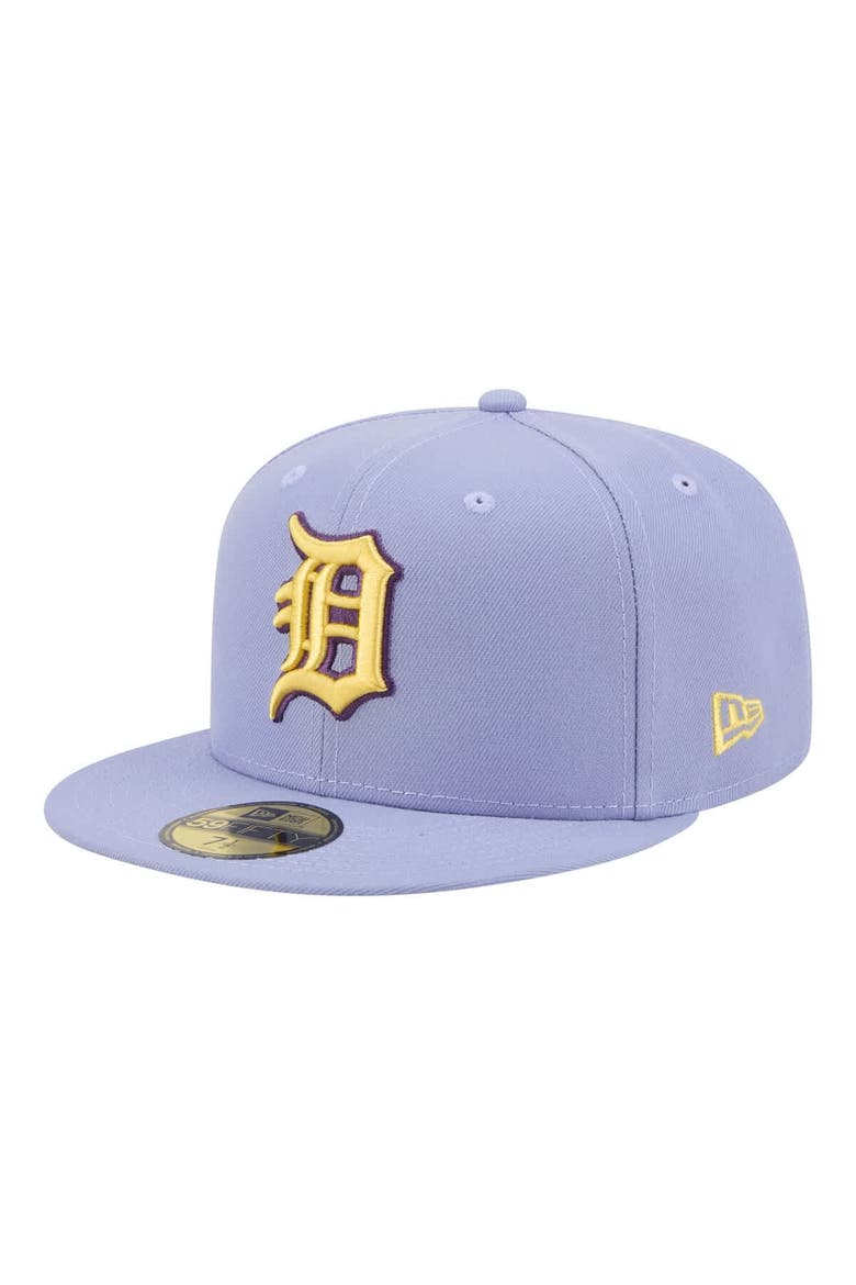 Men's New Era Light Purple Detroit Tigers Lavender Bloom 59FIFTY Fitted Hat, Alternate, color, Light Purple