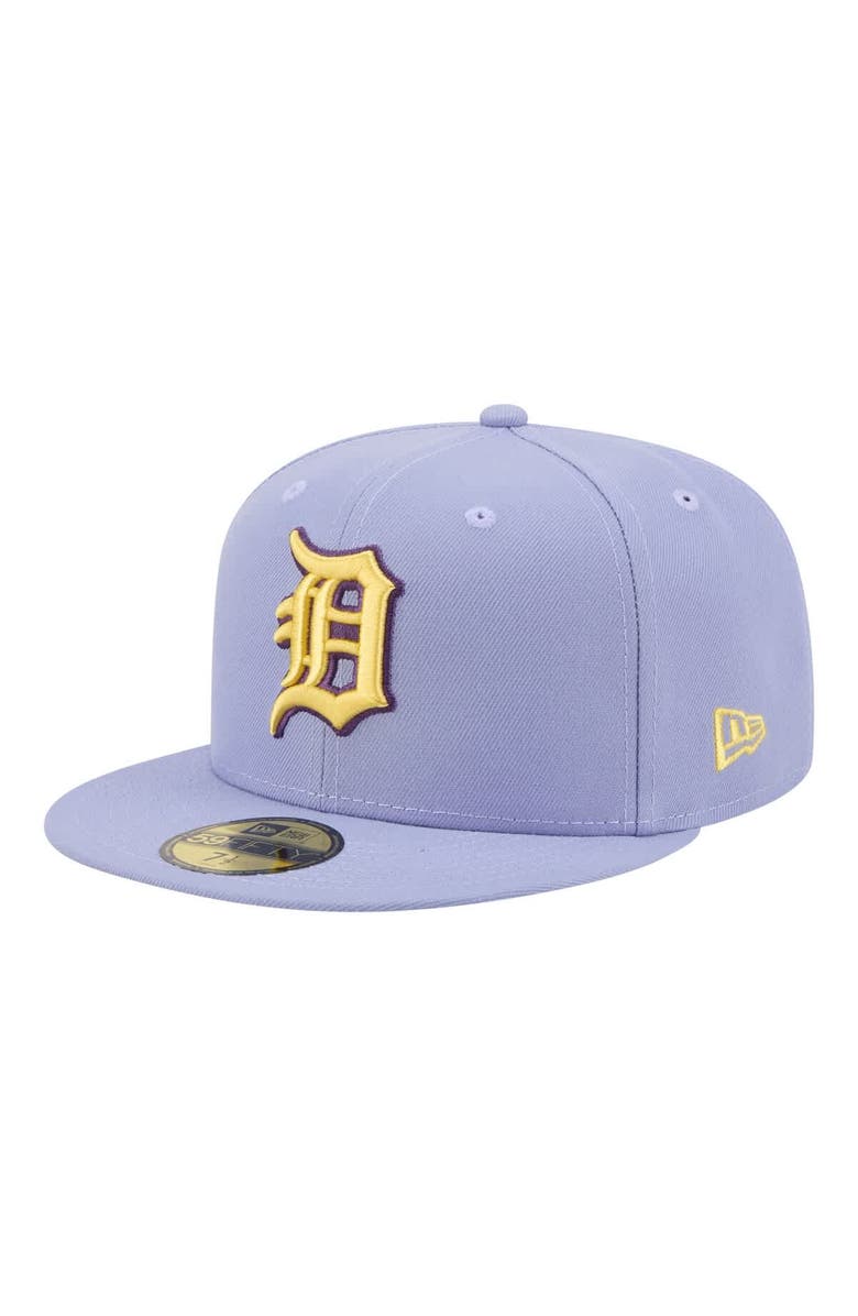 New Era Men's New Era Light Purple Detroit Tigers Lavender Bloom 59FIFTY Fitted Hat, Alternate, color, Light Purple